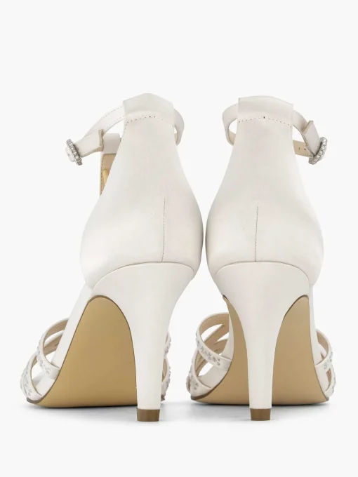 Witte Sandalette Steentjes