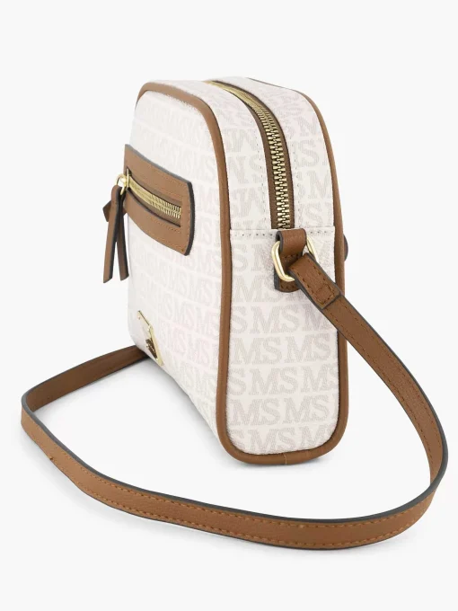 Witte Schoudertas Print