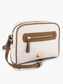 Witte Schoudertas Print