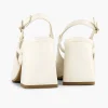 Witte Slingback