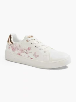 Witte Sneaker Bloemenprint