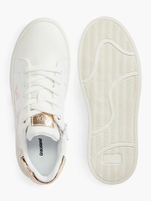Witte Sneaker Bloemenprint