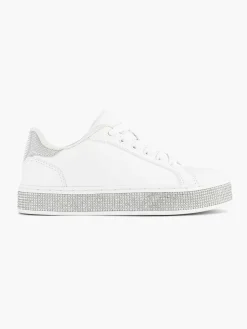 Witte Sneaker Steentjes