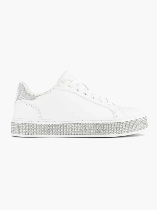 Witte Sneaker Steentjes