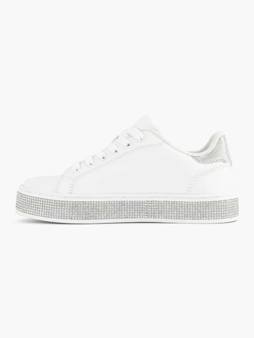 Witte Sneaker Steentjes