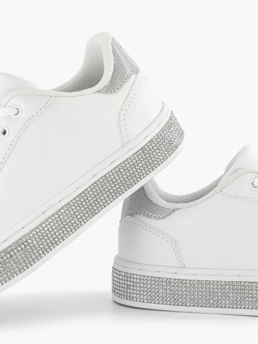 Witte Sneaker Steentjes