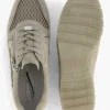 Zandkleurige Leren Comfort Sneaker