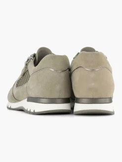Zandkleurige Leren Comfort Sneaker