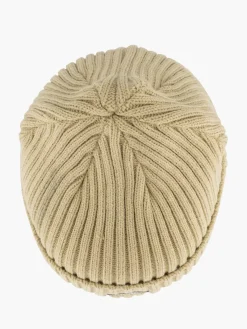 Zandkleurige Puma Classic Cuff Beanie