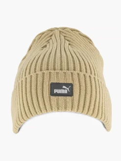 Zandkleurige Puma Classic Cuff Beanie