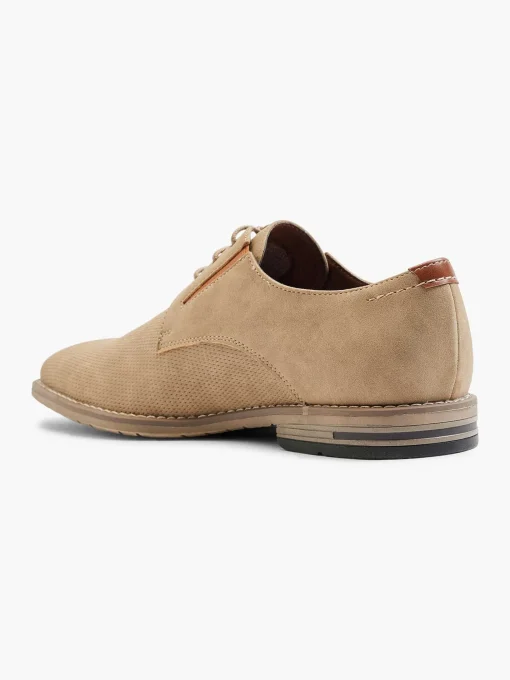 Zandkleurige Veterschoen