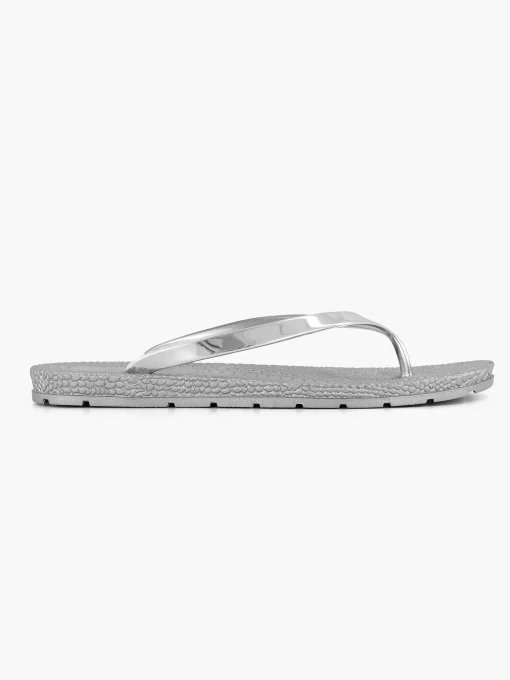 Zilveren Teenslipper