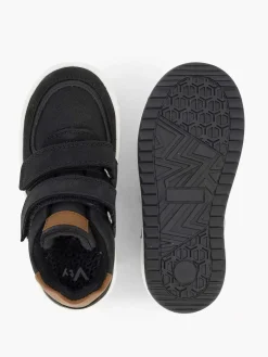 Zware Leren Sneakers Klittenband