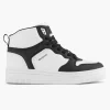Zwart Witte Hoge Sneaker