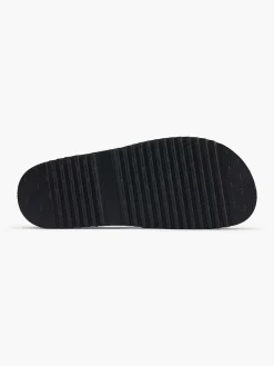 Zwarte Badslipper