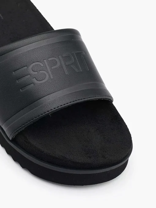 Zwarte Badslipper