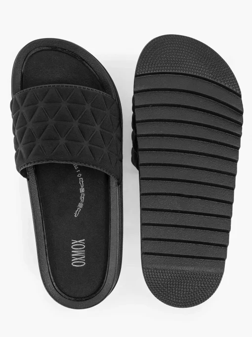 Zwarte Badslipper
