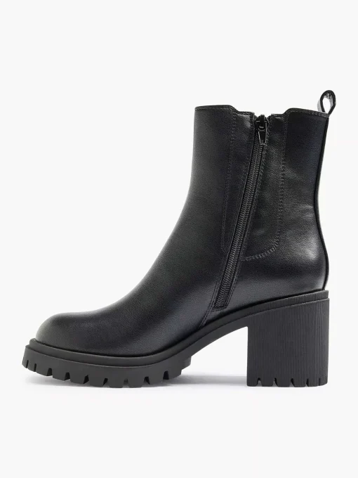 Zwarte Chelsea Boot Hak