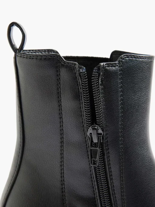 Zwarte Chelsea Boot Hak