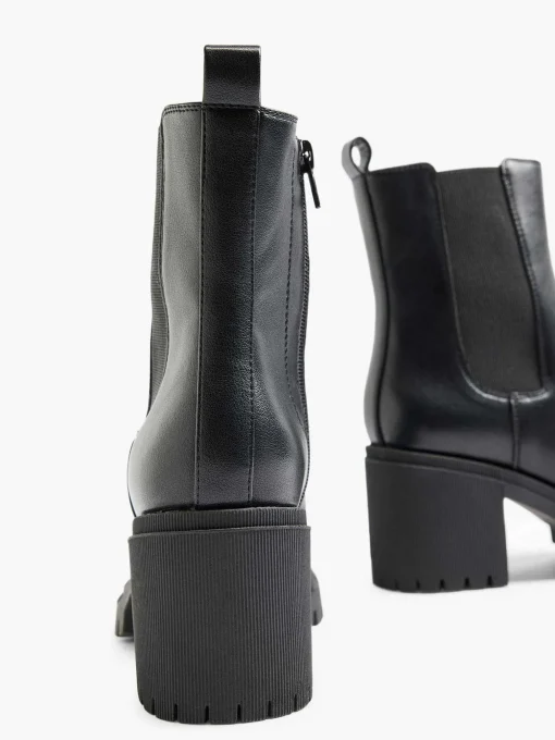 Zwarte Chelsea Boot Hak