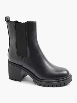 Zwarte Chelsea Boot Hak