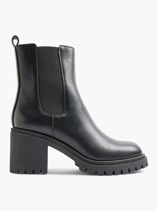 Zwarte Chelsea Boot Hak
