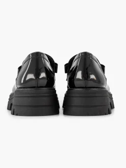 Zwarte Chunky Loafer Lak