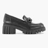 Zwarte Chunky Loafer Sietketting