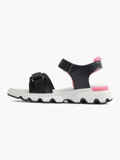 Zwarte Chunky Sandaal