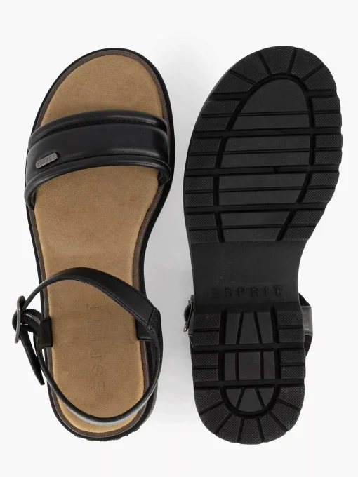 Zwarte Chunky Sandaal