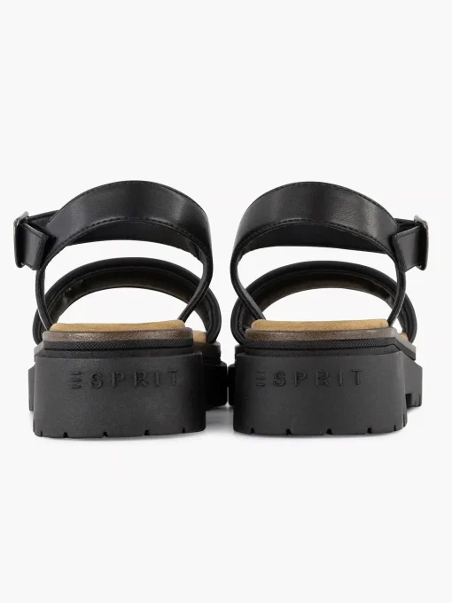Zwarte Chunky Sandaal