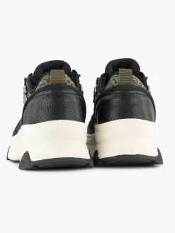 Zwarte Chunky Sneaker Panterprint