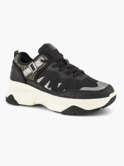 Zwarte Chunky Sneaker Panterprint