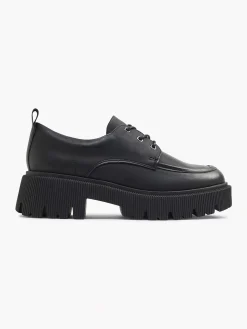 Zwarte Chunky Veterschoen