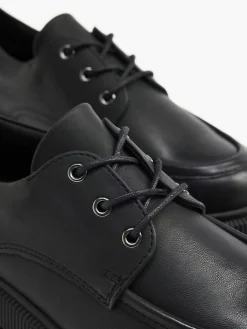 Zwarte Chunky Veterschoen