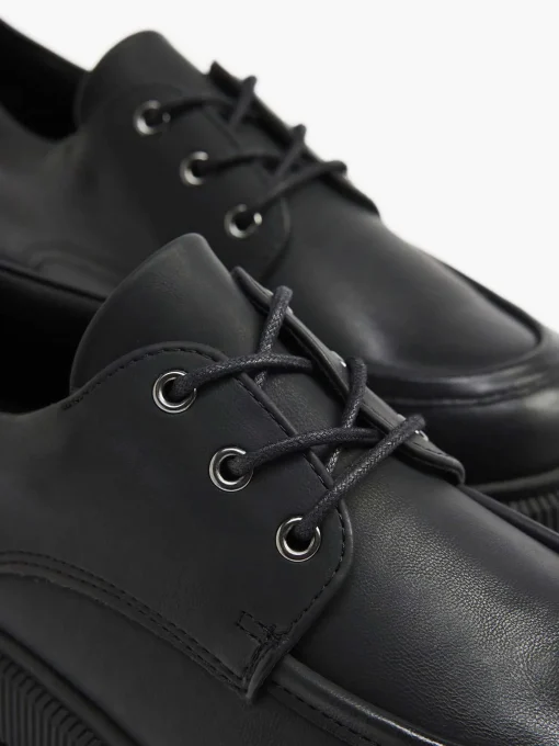 Zwarte Chunky Veterschoen