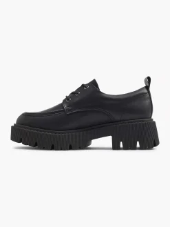 Zwarte Chunky Veterschoen