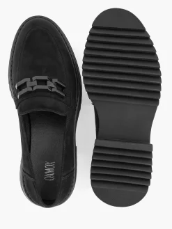 Zwarte Chuny Loafer Sierketting
