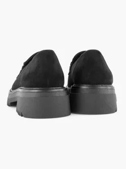 Zwarte Chuny Loafer Sierketting