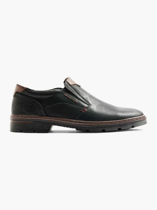 Zwarte Comfort Instapper Elastisch