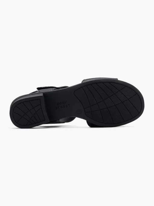 Zwarte Comfort Sandaal