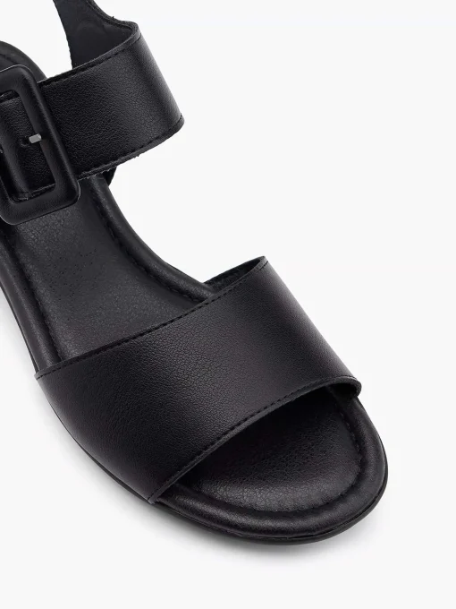 Zwarte Comfort Sandaal
