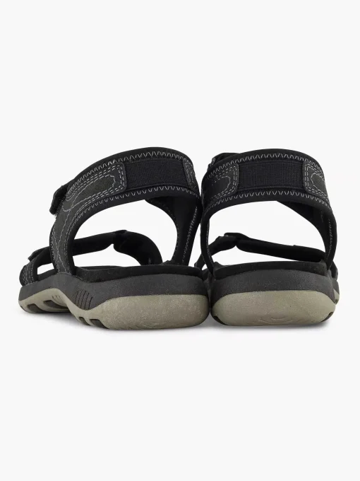Zwarte Comfort Sandaal