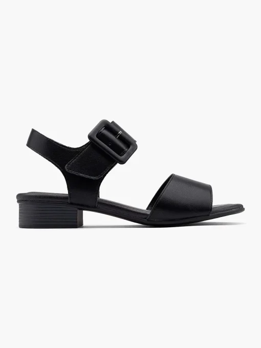 Zwarte Comfort Sandaal
