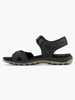 Zwarte Comfort Sandaal