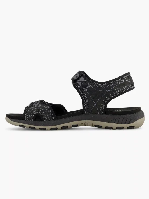 Zwarte Comfort Sandaal