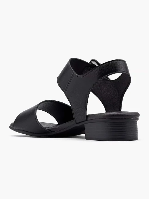 Zwarte Comfort Sandaal