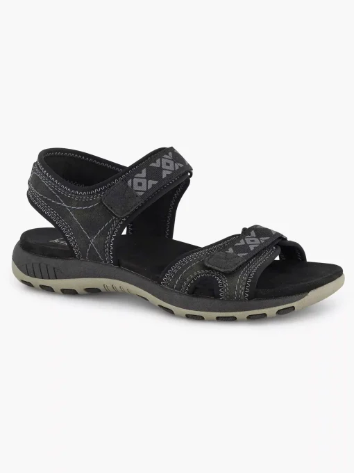 Zwarte Comfort Sandaal