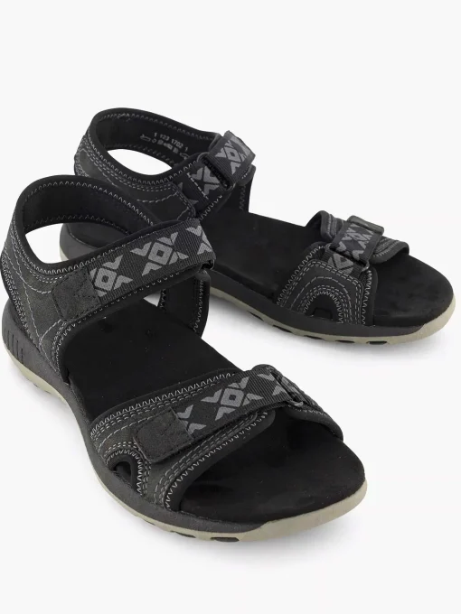 Zwarte Comfort Sandaal