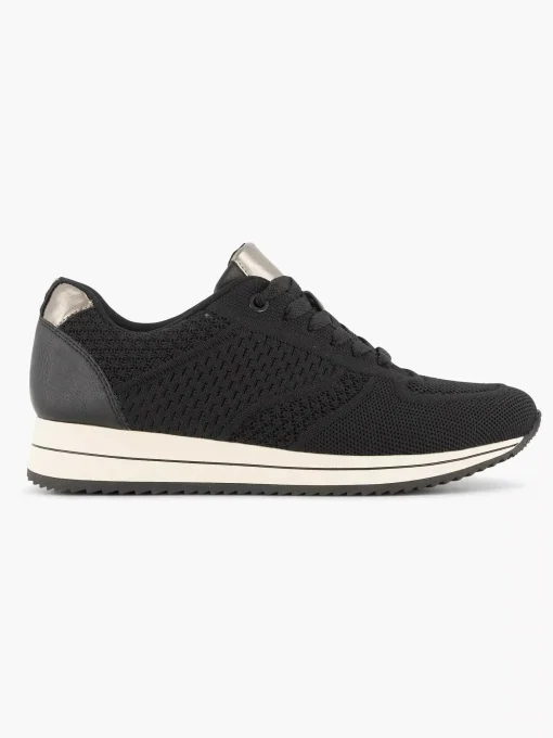 Zwarte Comfort Sneaker Knitted